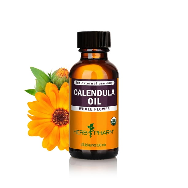 Aceite de caléndula Herb Pharm certificado orgánico, 30 ml