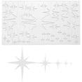 thumbnail image 2 of Acrylic Wall Sticker with Selfadhesive Design for Easy Decoration Silver Star Shape 1 Set, 2 of 5