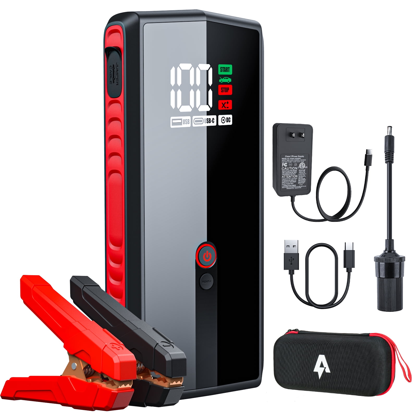 Andeman Jump Starter, 20000mAh 2000A Auto Battery Pack, Supersafe Car