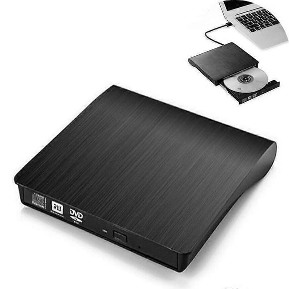 Compact & Portable External CD DVD Drive, USB 3.0 High-speed Transmission DVD Player & CD Burner, Multifunctional & Easy To Use for Laptops & Desktops