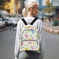 thumbnail image 7 of FORMRS Mini Backpack Purse for Women Travel Daypack Casual Shoulder Bag, Colorful Easter Eggs, 7 of 7