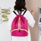 thumbnail image 5 of Mochila De Estudiante Universitario Bolso de fitness con cordón Waterpeoof Gym Sackpack para deportes al aire libre (Rose Red), 5 of 7