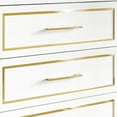 thumbnail image 4 of Castle Place Glam 5-Drawers Dresser, White, 4 of 8