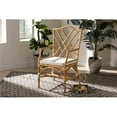 thumbnail image 1 of Wholesale Interiors Delta-Natural-CC Baxton Studio Delta Modern & Contemporary Natural Finished Rattan Dining Chair, 1 of 1