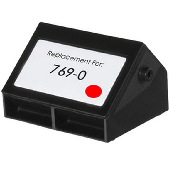 PrinterDash Compatible Replacement for USPS USPE700 Red Postage Meter Inkjet - Replacement to Pitney Bowes 769-0