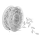 thumbnail image 4 of Cinta de satén de 16 yardas con hojas para manualidades, coronas, accesorios y regalos. Plata, 4 of 7