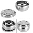 thumbnail image 3 of Silver Metal Shaving Soap Mug Bowl with Lid, Durable and Easy to Clean, Smooth Edge, Anti Skid Design, Perfect Tool for Wet Shaving Man Shaving Soap Bowl Shaving Mug Shaving Bowl, 3 of 7