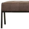 thumbnail image 6 of Venturi PU Leather Tufted Bench - Devore Brown, 6 of 6