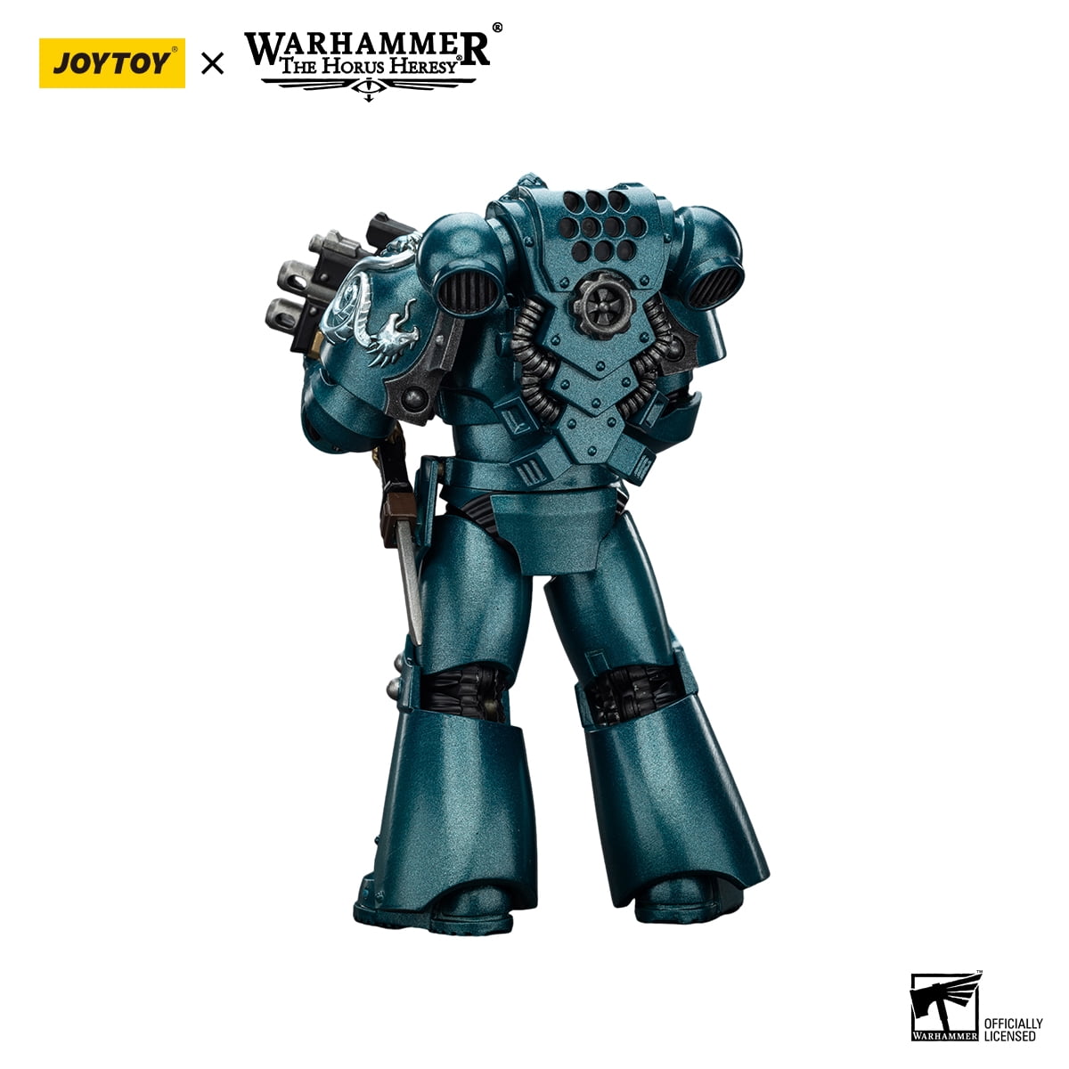 JOYTOY Warhammer 40K Alpha Legion Headhunter With Banestrike Combi-Bolter And Power Dagger 1:18 Collection Model