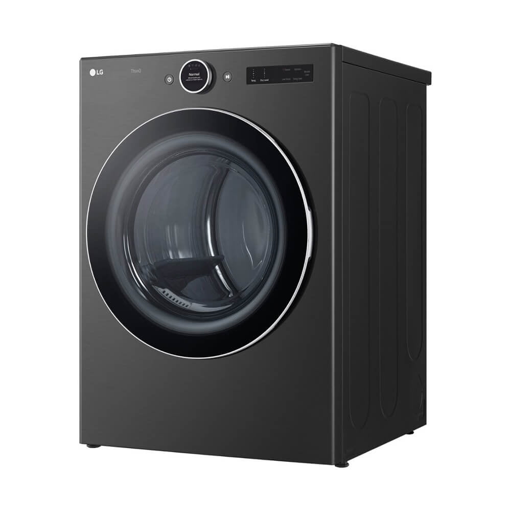 LG DLGX6701B 7.4 Cu. Ft. Black Stainless Front Load Stackable Smart Gas Dryer
