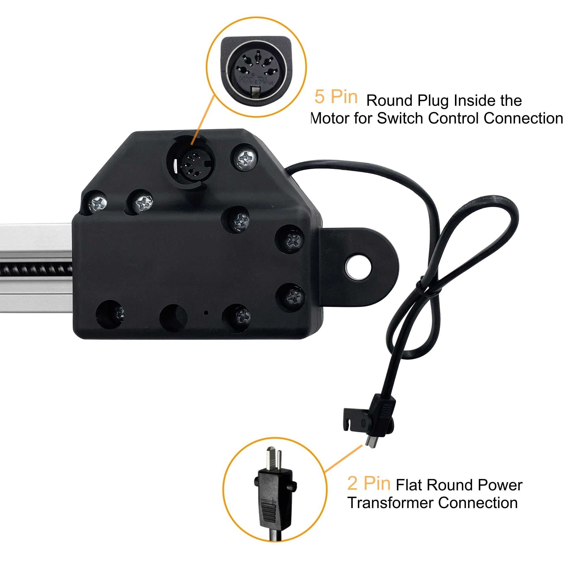 Okin Linear Actuator Motor Kit Model JLDQ.11.156.333D for Power Recliner Lift Chairs