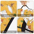 thumbnail image 6 of Red and White Cat and Bird Teens Toddler Nap Mat with Pillow, Sleeping Mat Bag for Preschool Daycare 50"x20", 6 of 6