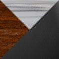 thumbnail image 2 of LumiSource Santi 25" Fixed-Height Counter Stool - Set of 2 in Walnut Wood, 2 of 9