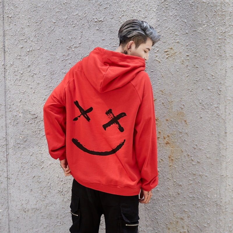 Scan pas Spændende Puloru Fashion Trend Casual men´s hooded sweatshirt hip-hop street style  stitching hoodie streetwear - Walmart.com