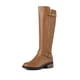 thumbnail image 1 of Bota DREAM PAIRS hasta la rodilla con tacón grueso y cierre lateral camel, 1 of 9