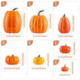 thumbnail image 3 of Juego de calabazas artificiales Sunnimix Surtidas Decoración de fiestas accesorios de simulación amarillo, 3 of 8