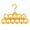 Yellow, variant on Clearance! Hilingoto Rack, Creative Clothes Hanger Multifunctional Sock Rack Gray, Multifunctional Hangers Creative Nonslip Hangers Saving Space Household Wardrobe Storage Hangers 11.8X8.3X1.6Inch