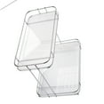 thumbnail image 2 of Estante de almacenamiento de escritorio, hierro acrílico, 2 niveles, estante de encimera multifuncional grueso, organizador para dormitorio, cocina, baño, transparente, 2 of 8