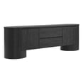 thumbnail image 1 of Duval  71 Inch Oval  TV Cabinet in Black, 1 of 10