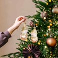 thumbnail image 2 of Adornos navideños Colgante para árbol de Navidad Accesorios de caracol Decoración de pentagrama Colgante pequeño, 2 of 5