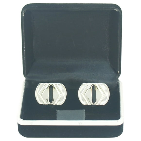 Gemelos B19 de Polanni para hombre - Ancho 2,2 x Largo 1,6 CM Gemelos Polanni Gemelos W 2.2 x L 1.6 CM