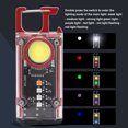 thumbnail image 4 of Mini LED Flashlightht, Outdoor Flashlight 800LM COB Keychain Flashlight Bottle Opener  For Fishing For Car Maintenanc Silver,Red, 4 of 8