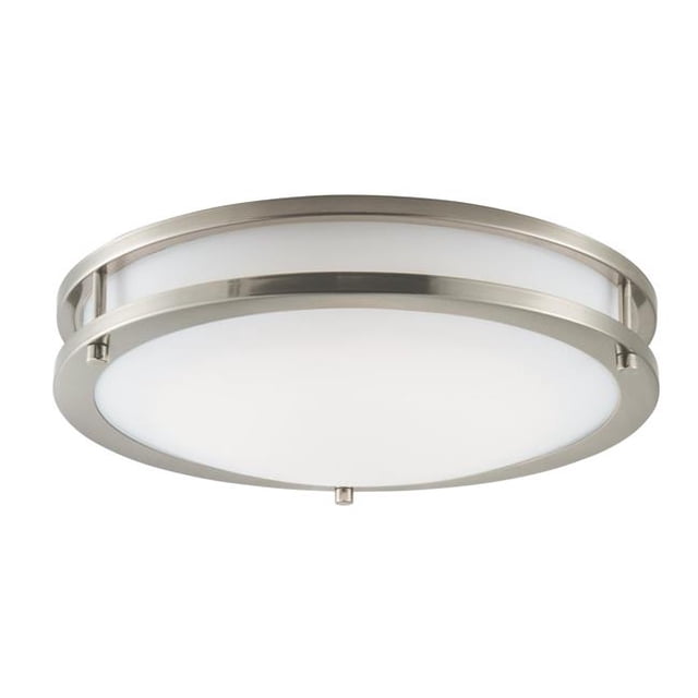 3.25 in. Linear LED Flush Mount - Satin Nickel