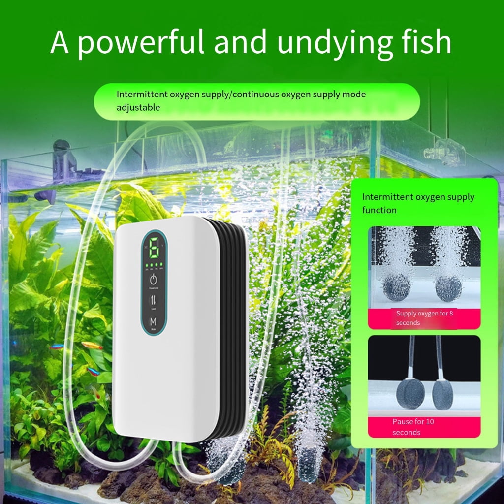 USB Powered Aquariums Aerator Oxygen Pumps Quiet Operations ABS Fishtanks Water Pumps for Underwater Safe Habitats