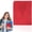 Red, variant on Clearance Under $6.5! A5 Printed Notebook Coffee Color Composition Notebook Notepad