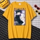 thumbnail image 3 of Megumi Fushiguro-Camiseta de gran tamaño para hombre, Top informal de manga corta con cuello redondo, Harajuku suave, moda nueva, 3 of 5