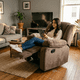 thumbnail image 4 of Sillon Reclinable Reposet Comodo Moderno Atlanta Café, 4 of 10