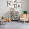 thumbnail image 6 of Well Woven Overdyed Helode Machine Washable Grey Vintage Oriental Medallion Area Rug 5x7 (5' x 7'), 6 of 8
