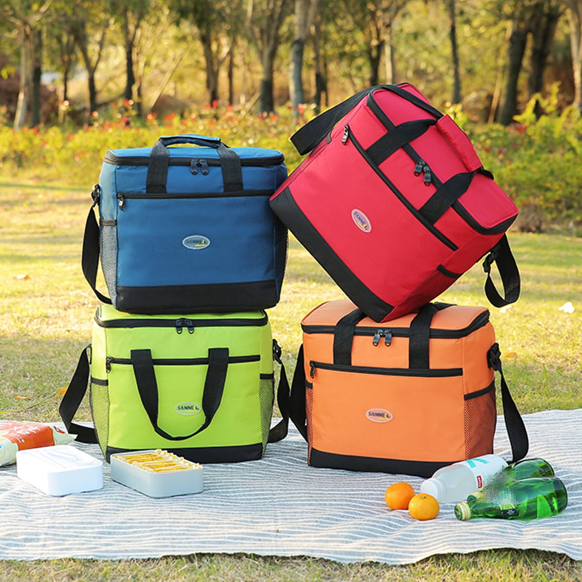 Insulated Cooler Handbag Waterproof Outdoor Picnic Lunch Storage Bag