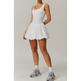thumbnail image 4 of Vestido de Tenis de para Mujer, Cuello Cuadrado, Sin Mangas, para Entrenamiento, Golf, Deportivo, Pantalones Cortos Integrados con Bolsillos M, 4 of 9