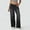 #+002Black, variant on Hogleaql Wide Leg Jeans for Women Low Waisted Dressy Y2k Stretchy Wide Leg Button Denim Jeans with Pockets Baggy Trousers White M