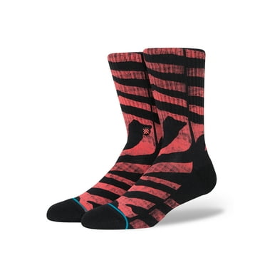 Stance Voodue Crew Socks Red in size US 9 - 13