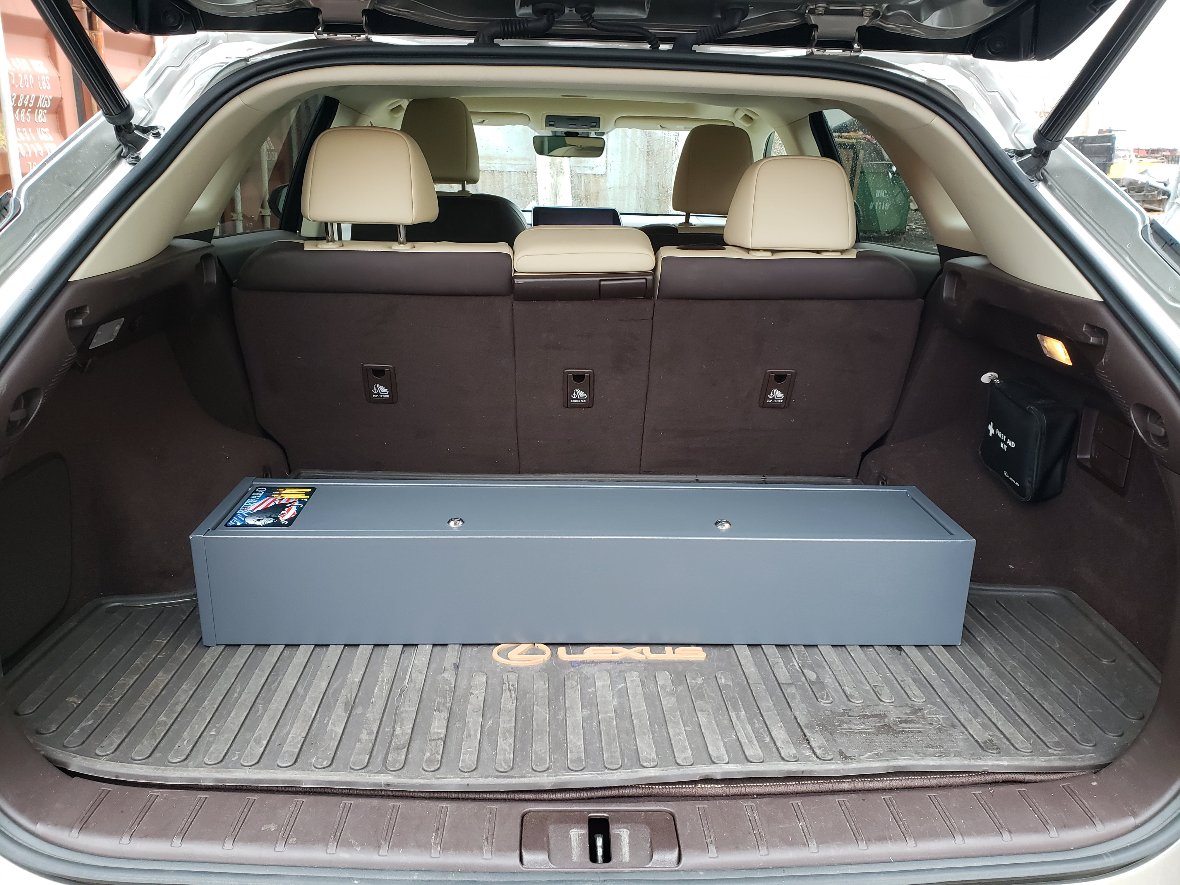 Buffalo 1115 Gun Rifle Shotgun Metal Small Security Cabinet Safe Storage with Separate Pistol/Ammo Area