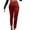 Red-01, variant on REALiKUN Women's Satin Pants Dress Casual Pleated Pull on High Waist Pants Baggy Front Tapered Trouser