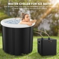 thumbnail image 4 of Rocita Foldable Ice Bath Tub compatible with Water Chillers, Portable Cold Plunge with Cover for Athletes and Adult, 4 of 9