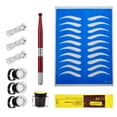 thumbnail image 2 of Kit de bolígrafo de entrenamiento permanente de , conjunto de ejercicios para cejas, rojo, 2 of 9