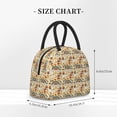 thumbnail image 2 of Easygdp 70s Hippie Style Bolsa de Almuerzo Insulada Grande, Forro de Aluminio, Diseño Espacioso, a Prueba de Fugas, Ideal para Trabajo, Picnics, Viajes y Actividades al Aire Libre, 2 of 6