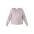 thumbnail image 5 of Avia Women's and Women's Plus Twist Back Top with Long Sleeves, Sizes XS-4X, 5 of 5