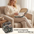 thumbnail image 5 of HELLHERO Datura Pattern Bible Supplies Organizer Bag, Lightweight Durable Handle Bible Cover Case Polyester Fabric Scripture Organizers for Daily Life Church Study, 5 of 9