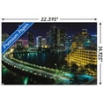 thumbnail image 2 of Cityscapes - Venetian Causeway Wall Poster, 14.725" x 22.375", 2 of 4