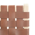 thumbnail image 7 of SAFAVIEH Adah Modern Leather Bar Stool, Cognac/Nautral (22.2 in. W x 22 in. D x 43 in. H), 7 of 7