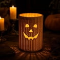 thumbnail image 2 of Yashow Elite Woven Pumpkin Cylinder Decoration 10 inch, Rustic Fall Home Table Centerpiece, Farmhouse Autumn Decor, Halloween Festival Ornament for Mantel Entryway, 2 of 6