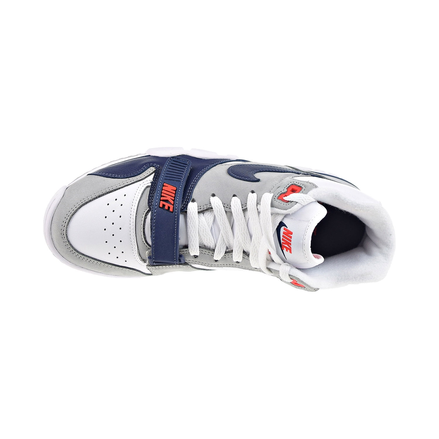 Nike Air Trainer 1 MID White/Grey/Black Sneakers FN6885-062 Men\'s Size 13 Nike Air Trainer 1 Medium Grey / Black - White FN6885-062  main image 3