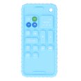 thumbnail image 2 of Smart Phone Shape Toy, Silicone Baby Toys, Bright Color Sensory Development Multi Shape Button Silicone Baby, 2 of 8
