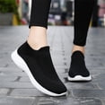 thumbnail image 4 of LASUDRAA Womens Slip on Shoes Lightweight Breathable Mesh Casual Sneakers Walking Shoes, 4 of 9