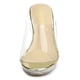 thumbnail image 2 of Sandalias Transparentes Tacón De Bloque Con Plataforma Allegra K Oro 40, 2 of 6